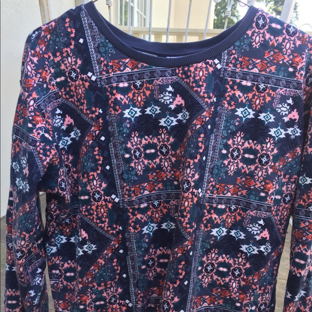 Long Sleeve Navy Pullover